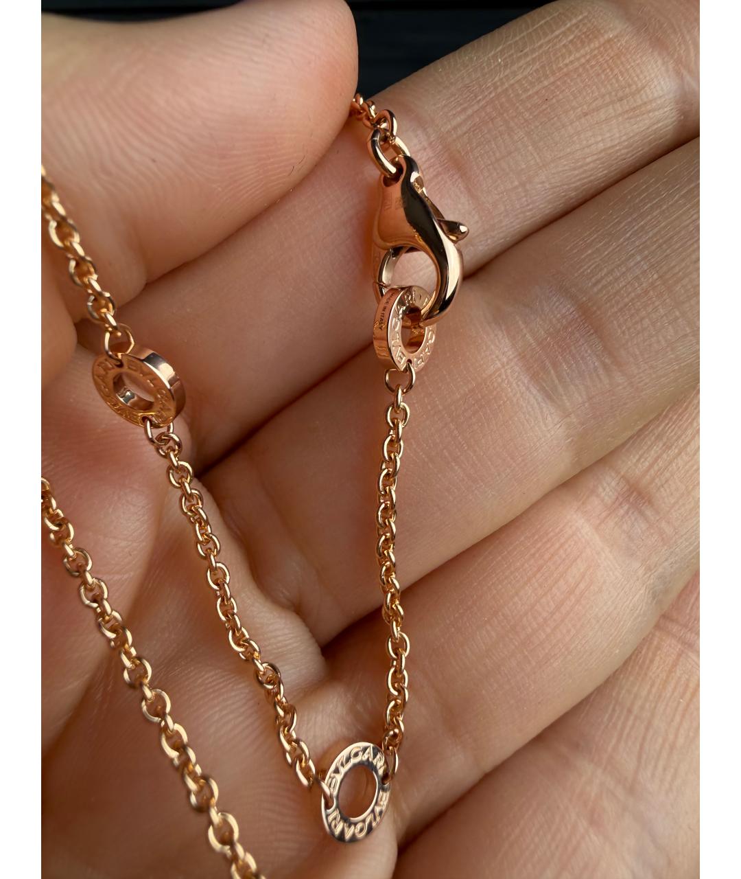 BVLGARI Золотая подвеска из розового золота, фото 6