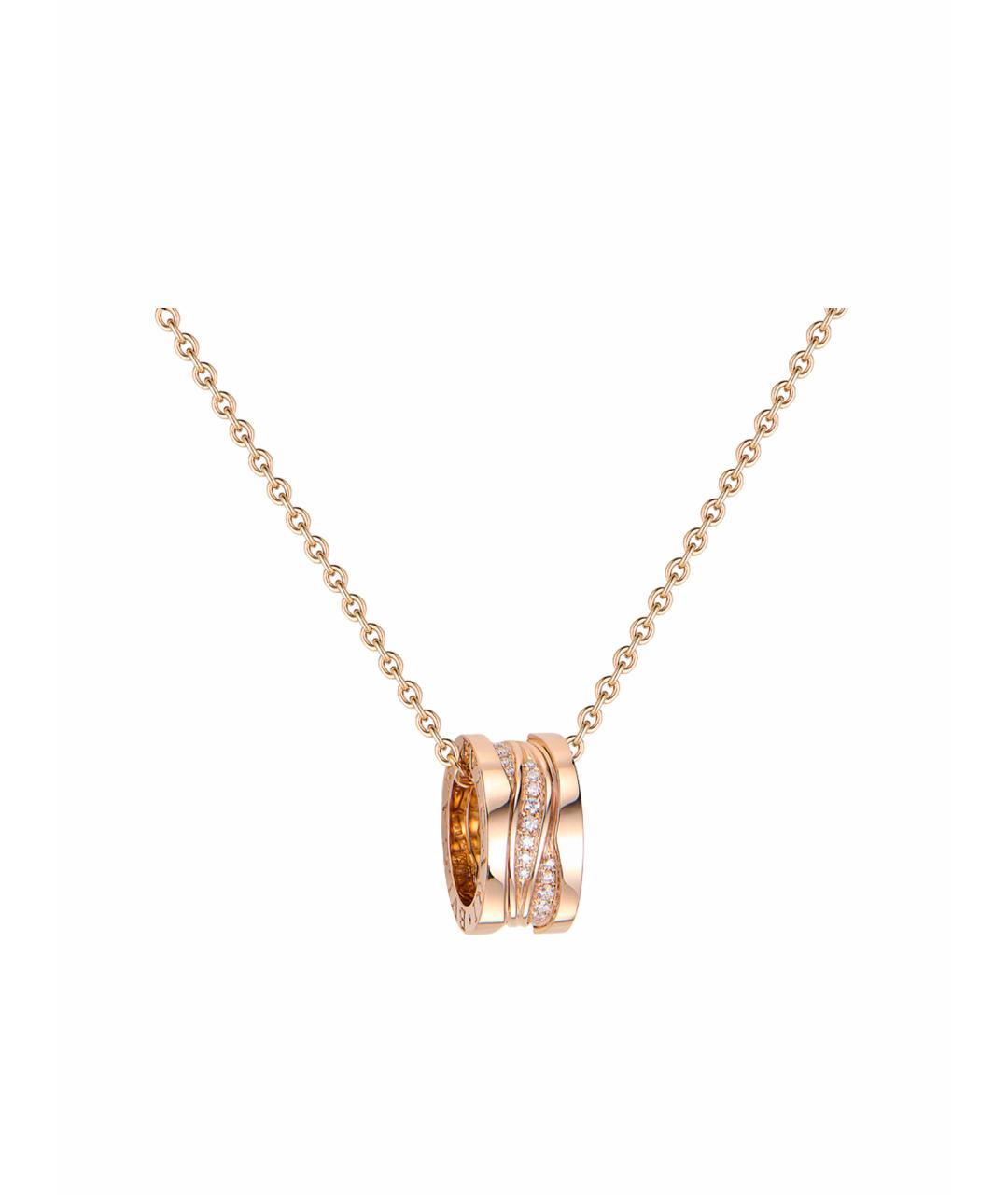 BVLGARI Золотая подвеска из розового золота, фото 1