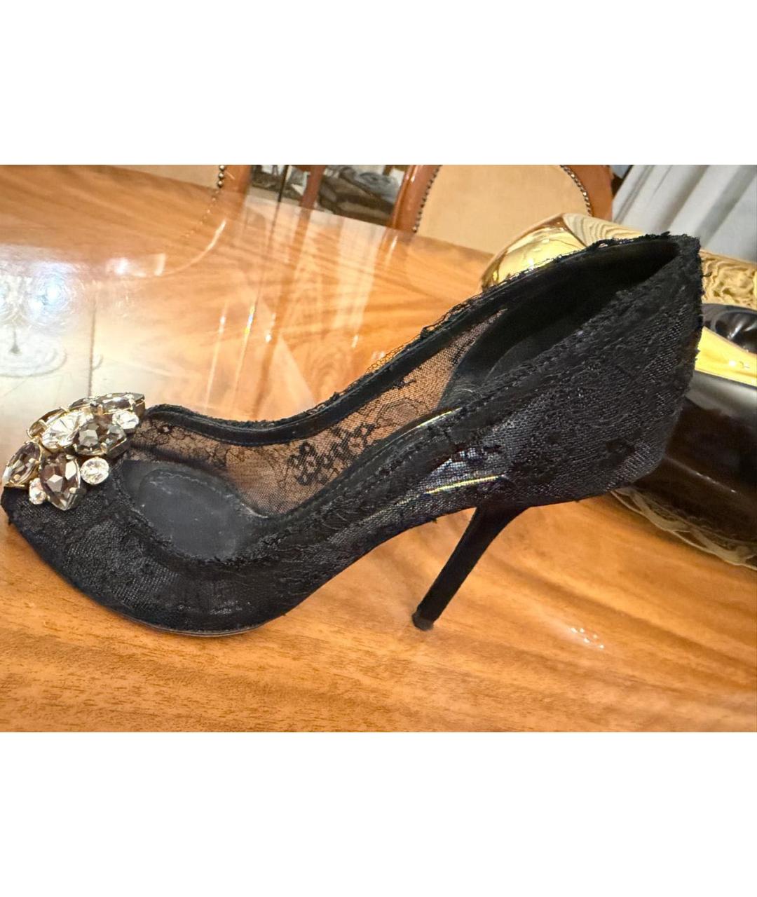 DOLCE&GABBANA Черные туфли, фото 4