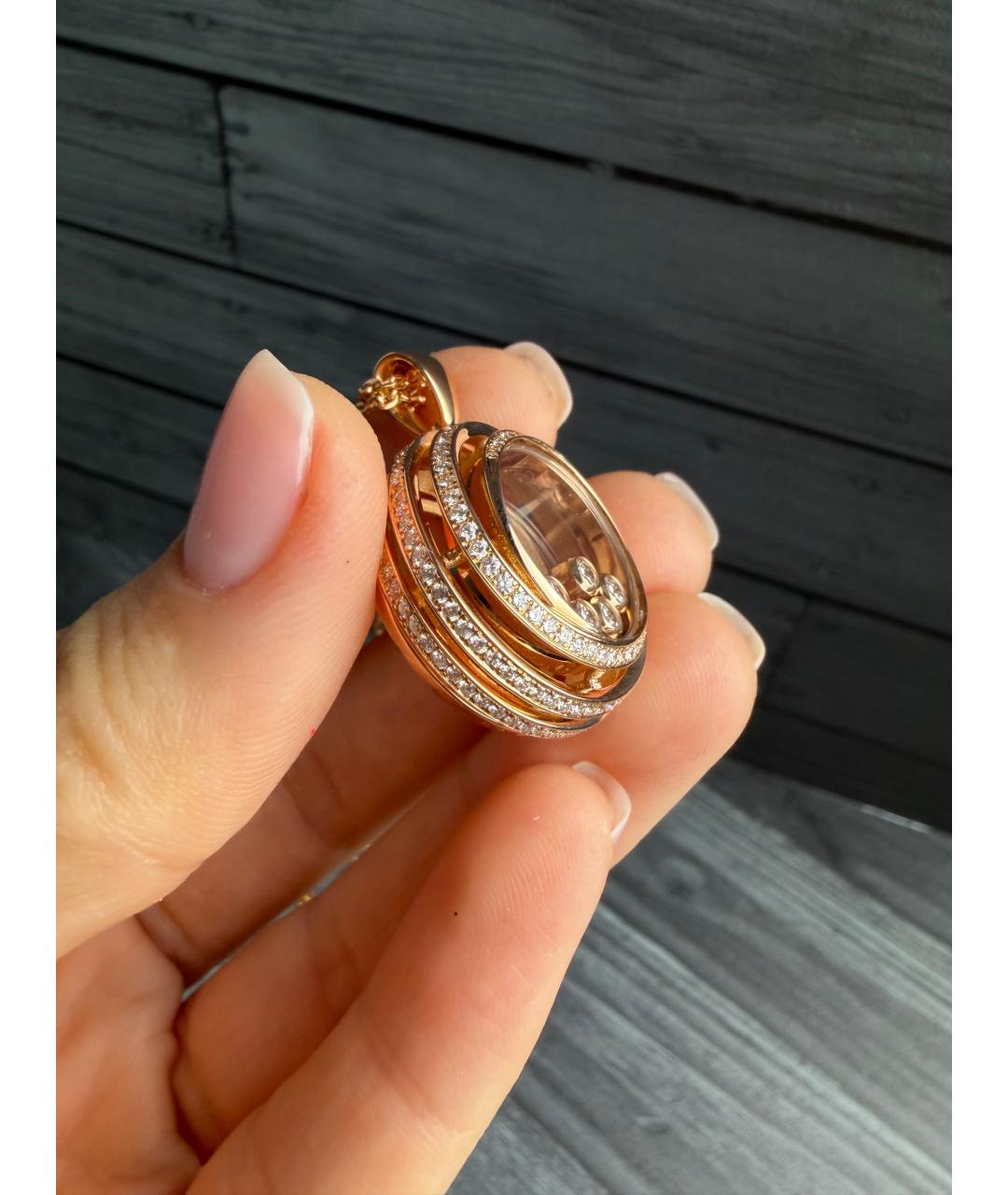 CHOPARD Золотая подвеска из розового золота, фото 4