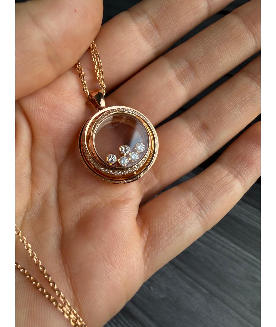 CHOPARD Золотая подвеска из розового золота, фото 2