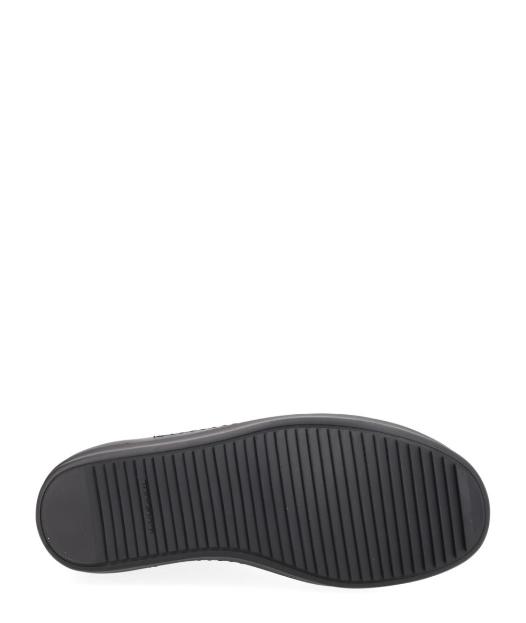 RICK OWENS DRKSHDW Черные текстильные высокие кроссовки / кеды, фото 5