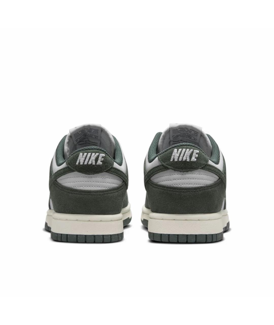 NIKE Зеленые замшевые низкие кроссовки / кеды, фото 4