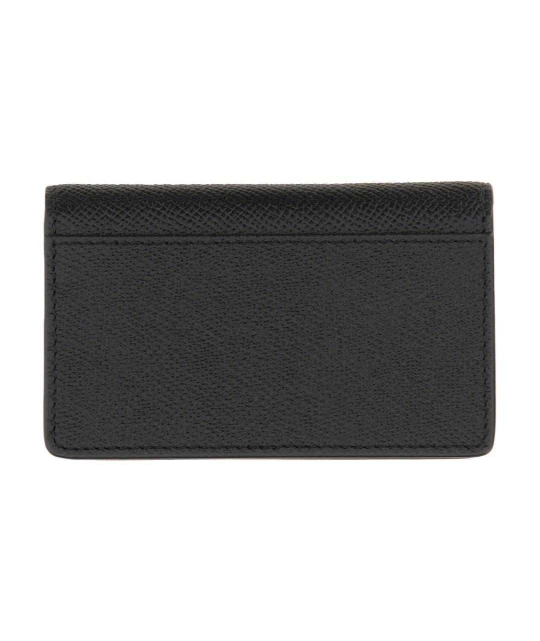 MAISON MARGIELA Черный кожаный кошелек, фото 3