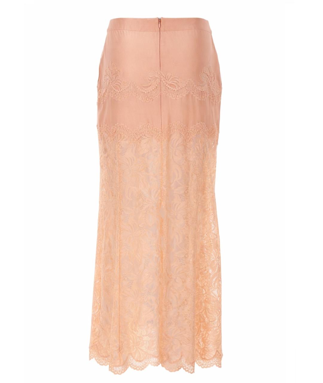 PACO RABANNE Розовая полиамидовая юбка миди, фото 2