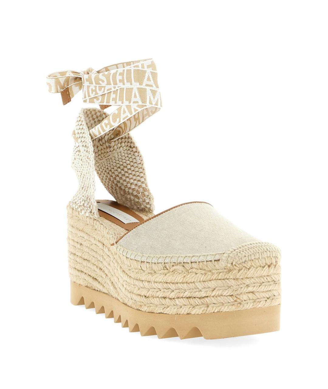 STELLA MCCARTNEY Бежевые эспадрильи, фото 3