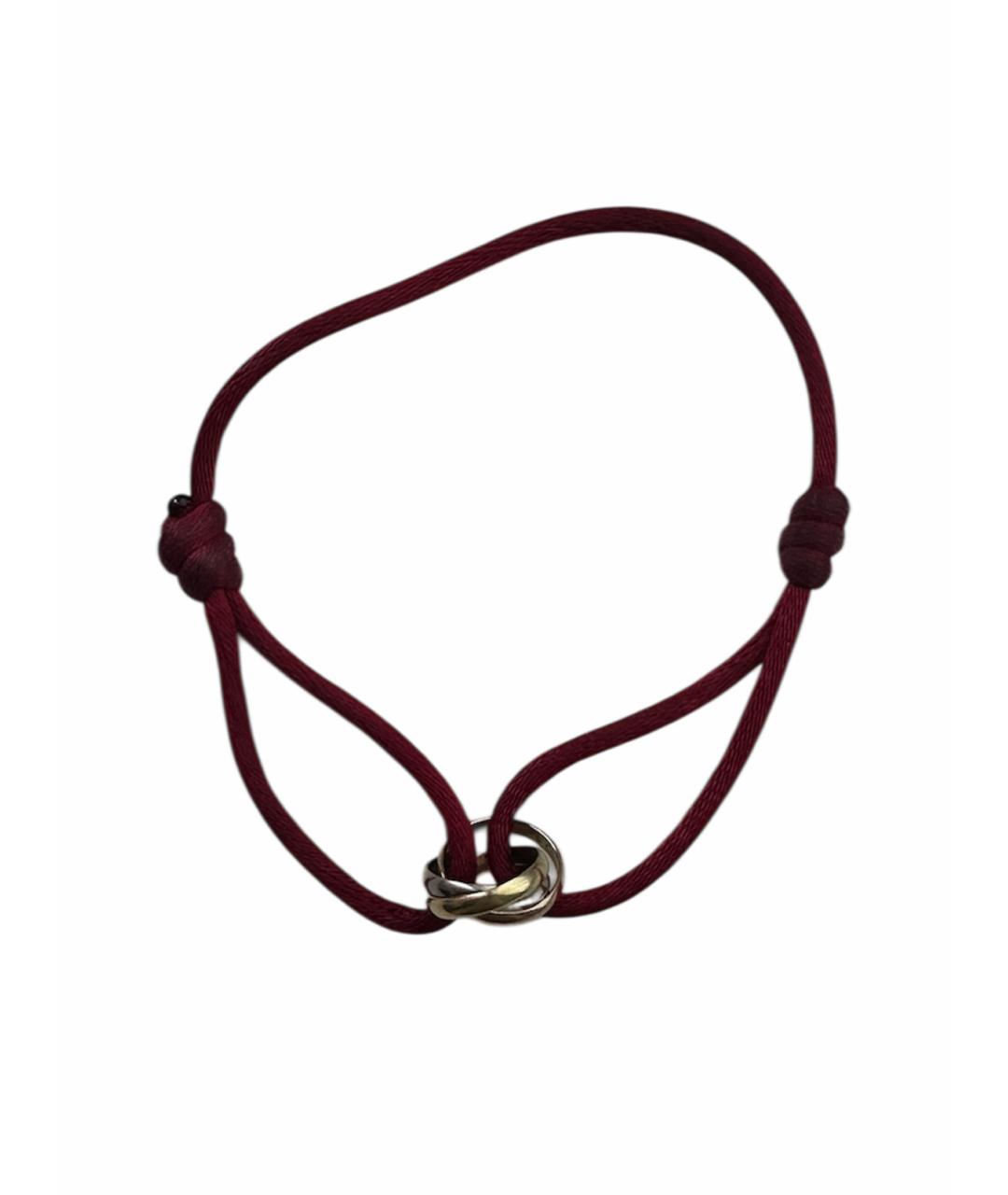 CARTIER Красный браслет из белого золота, фото 1