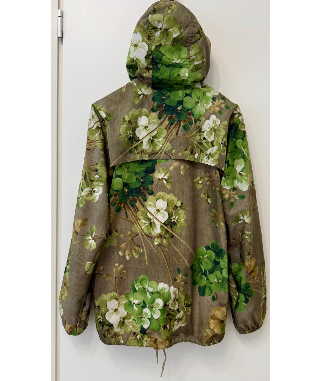 GUCCI Зеленая полиэстеровая куртка, фото 4