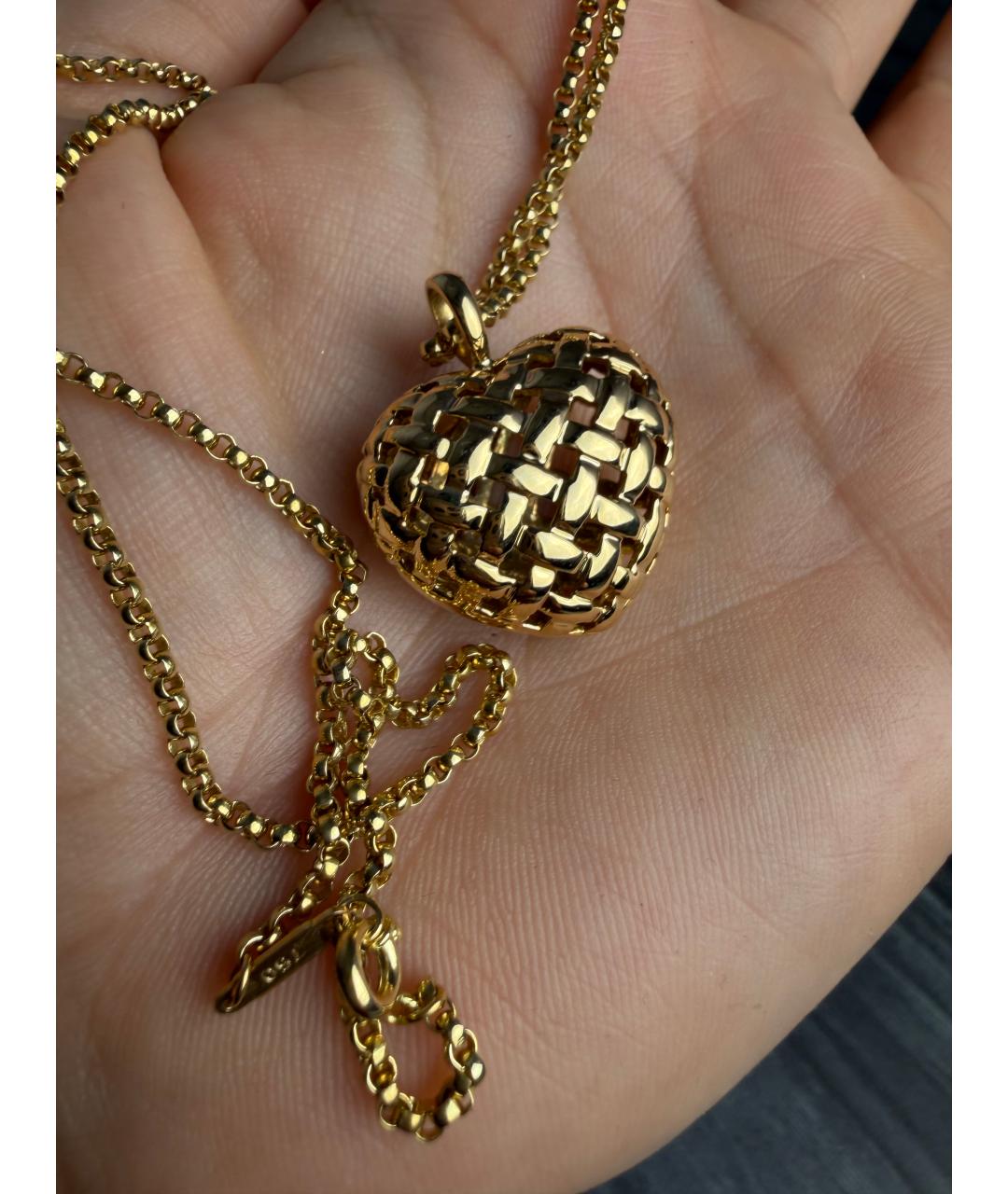 TIFFANY&CO Золотая подвеска из желтого золота, фото 3