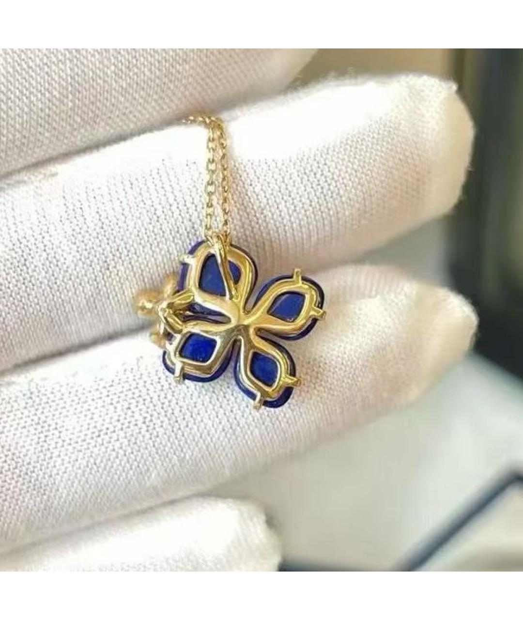 CHAUMET Синее колье из розового золота, фото 4