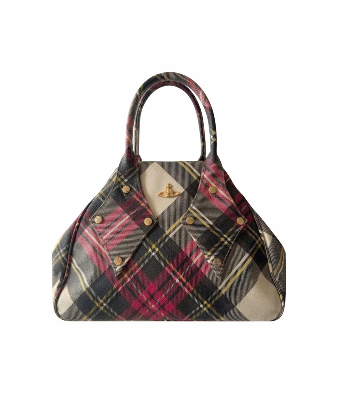 VIVIENNE WESTWOOD Мульти кожаная сумка с короткими ручками, фото 1