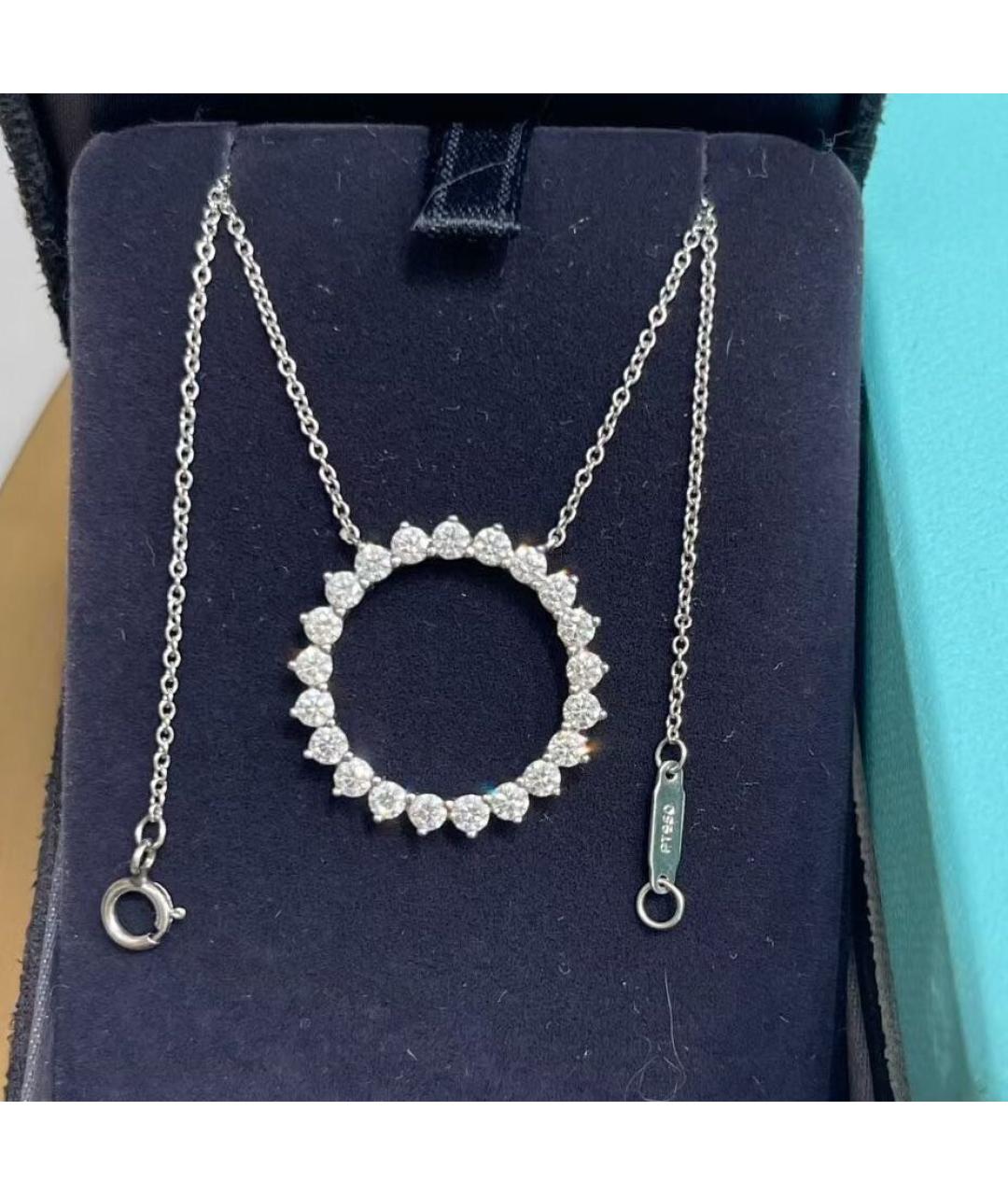 TIFFANY&CO Белое платиновое колье, фото 6