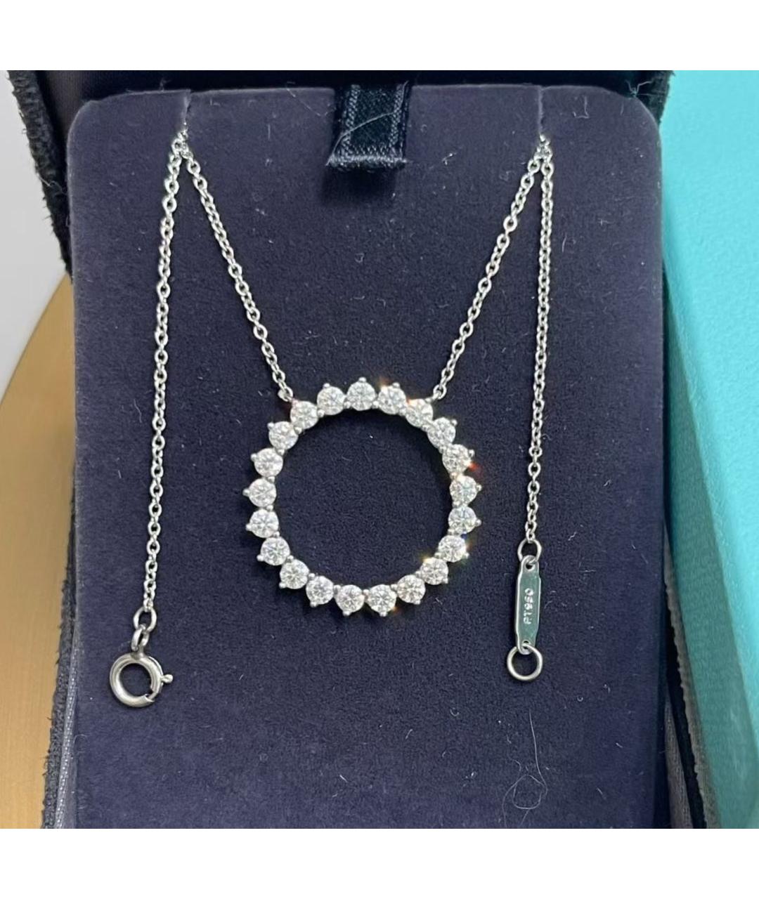 TIFFANY&CO Белое платиновое колье, фото 4