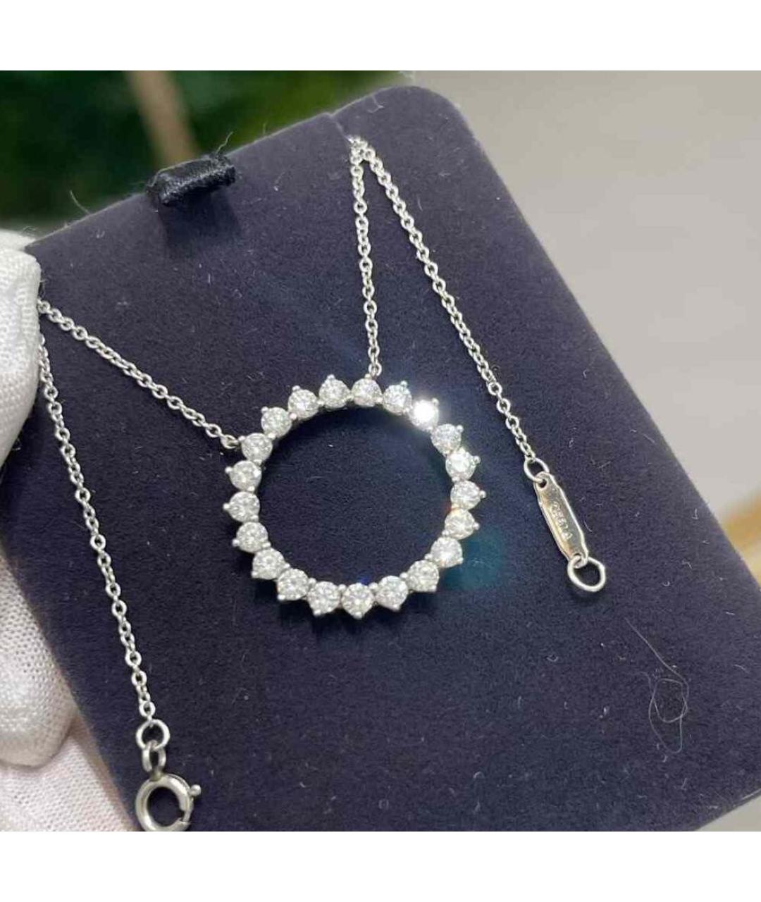 TIFFANY&CO Белое платиновое колье, фото 2