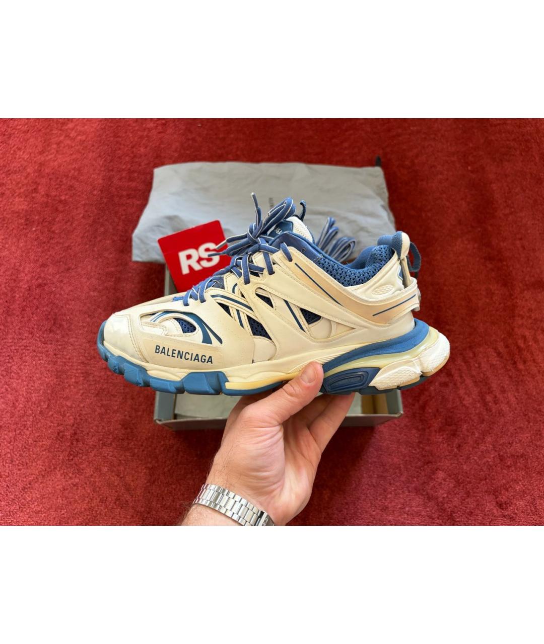 BALENCIAGA Мульти кожаные низкие кроссовки / кеды, фото 9