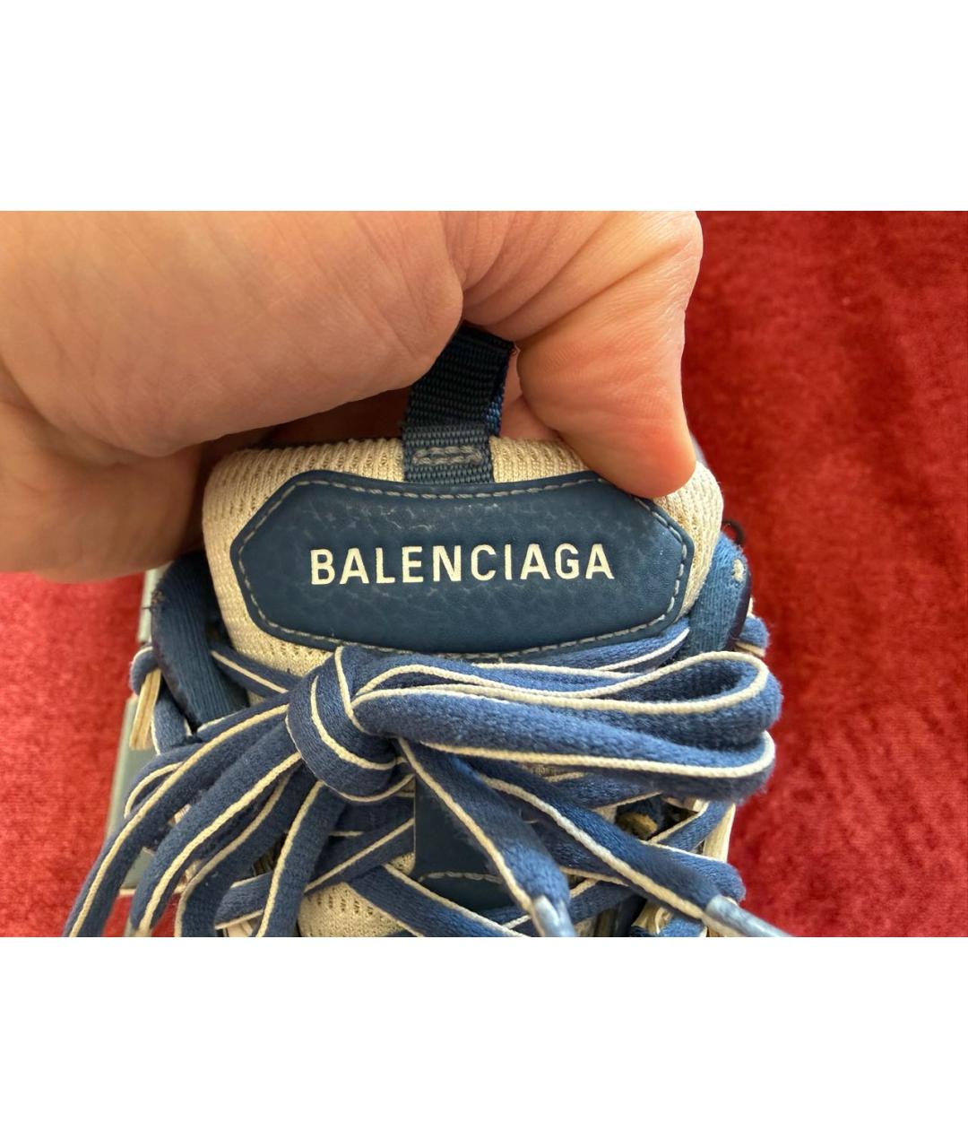 BALENCIAGA Мульти кожаные низкие кроссовки / кеды, фото 6