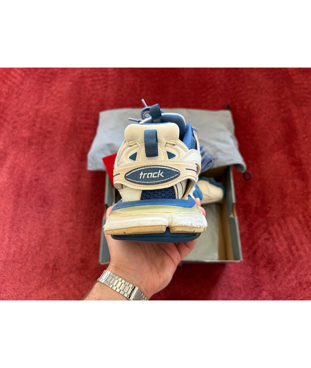 BALENCIAGA Мульти кожаные низкие кроссовки / кеды, фото 4