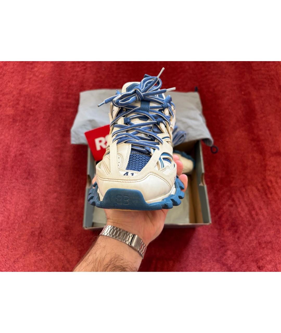 BALENCIAGA Мульти кожаные низкие кроссовки / кеды, фото 2