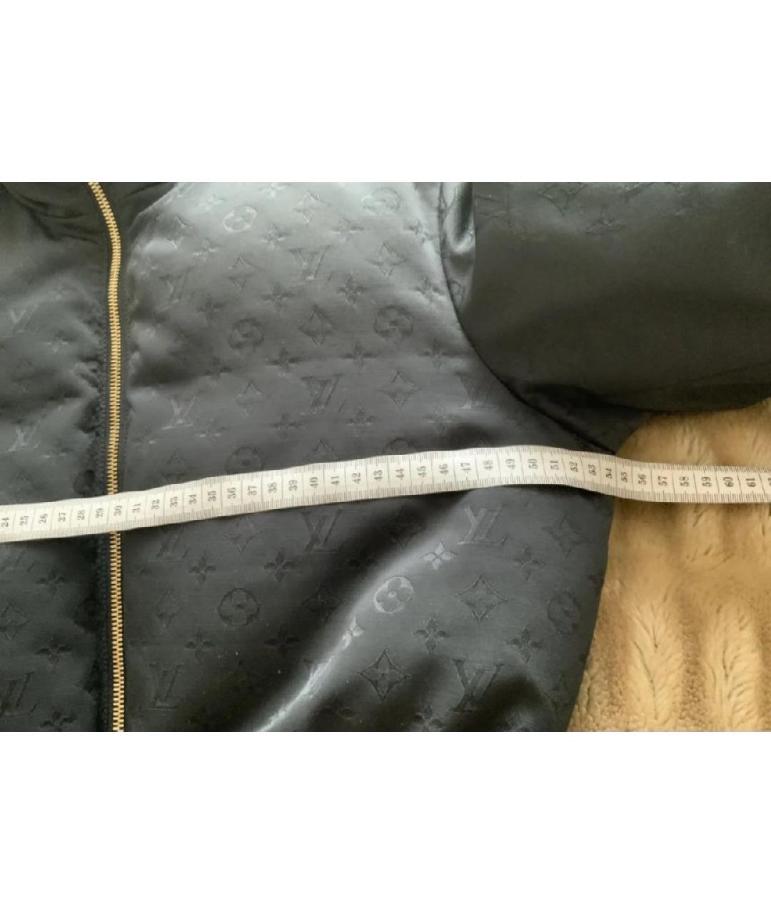 LOUIS VUITTON Черный полиэстеровый пуховик, фото 5