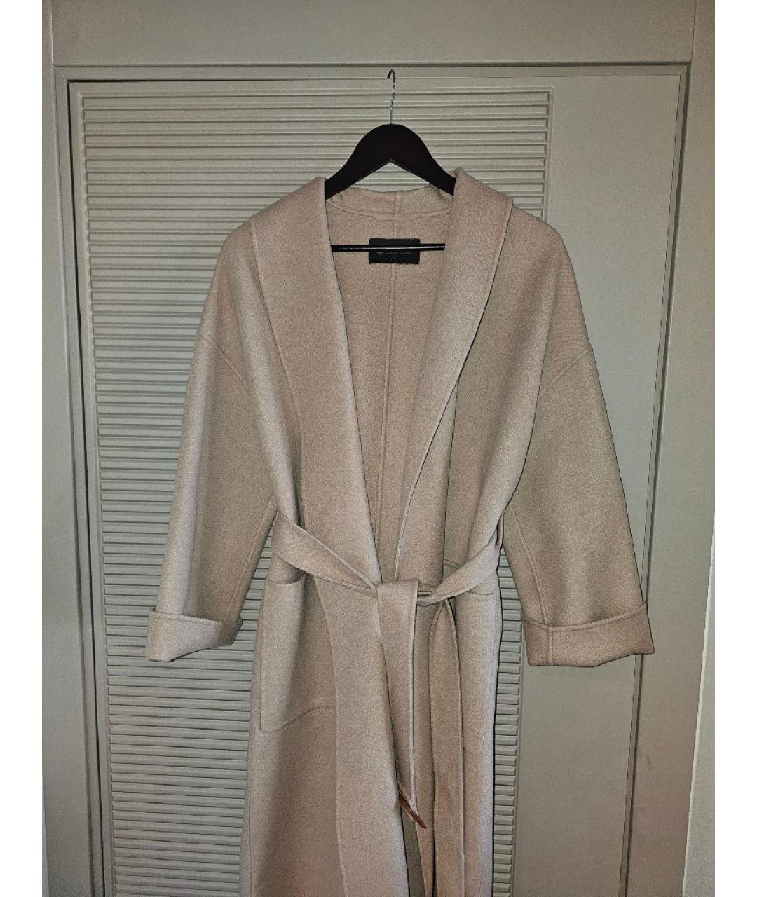 LORO PIANA Бежевое кашемировое пальто, фото 2