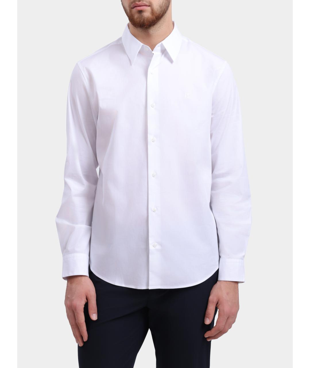 CALVIN KLEIN Белая классическая рубашка, фото 5