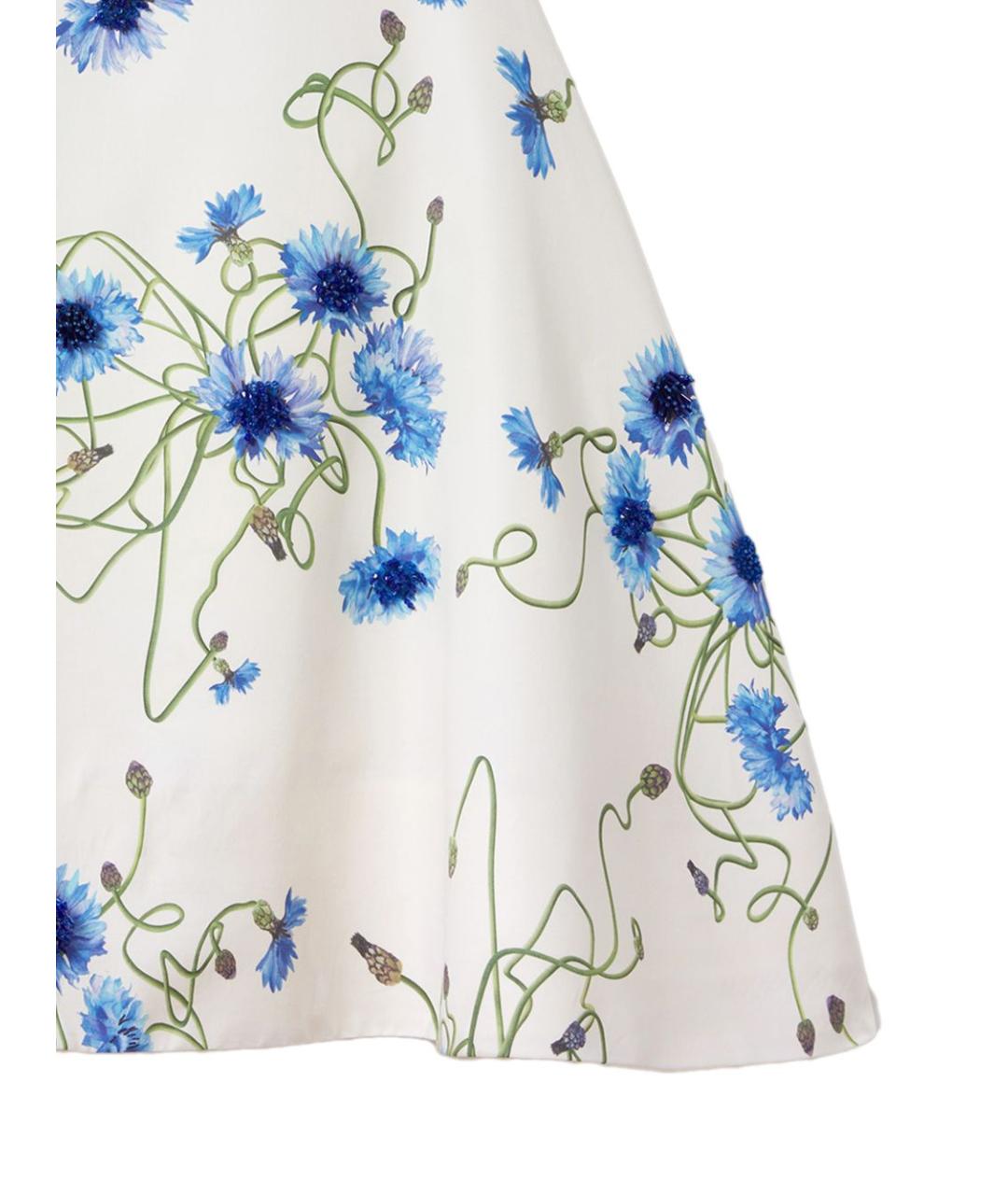 STELLA MCCARTNEY Белое хлопковое повседневное платье, фото 2