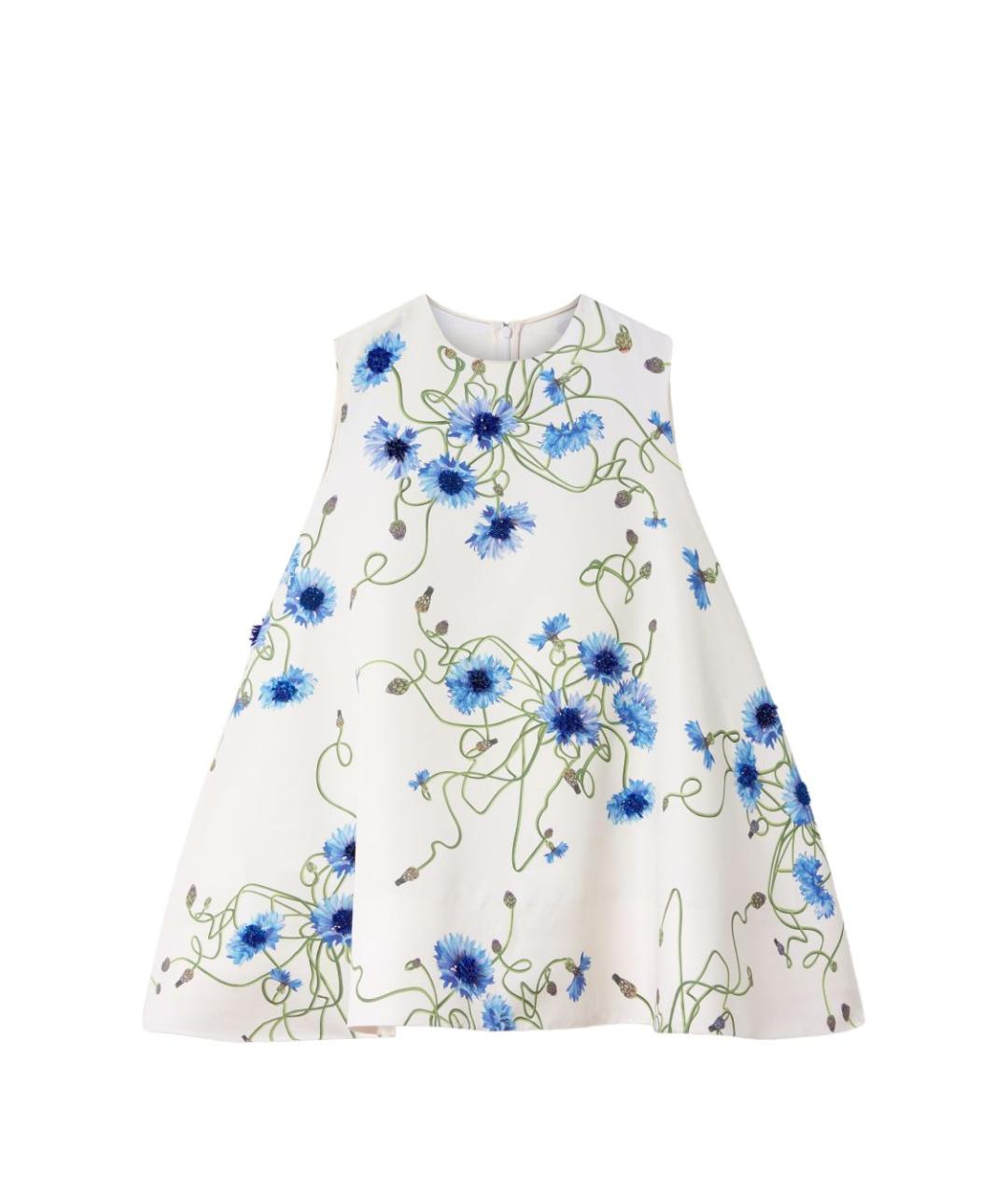 STELLA MCCARTNEY Белое хлопковое повседневное платье, фото 1