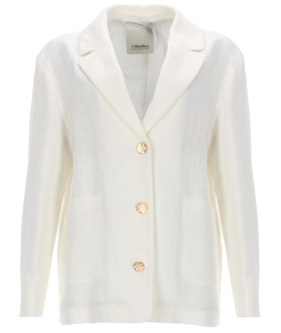 'S MAX MARA Белый жакет/пиджак, фото 1