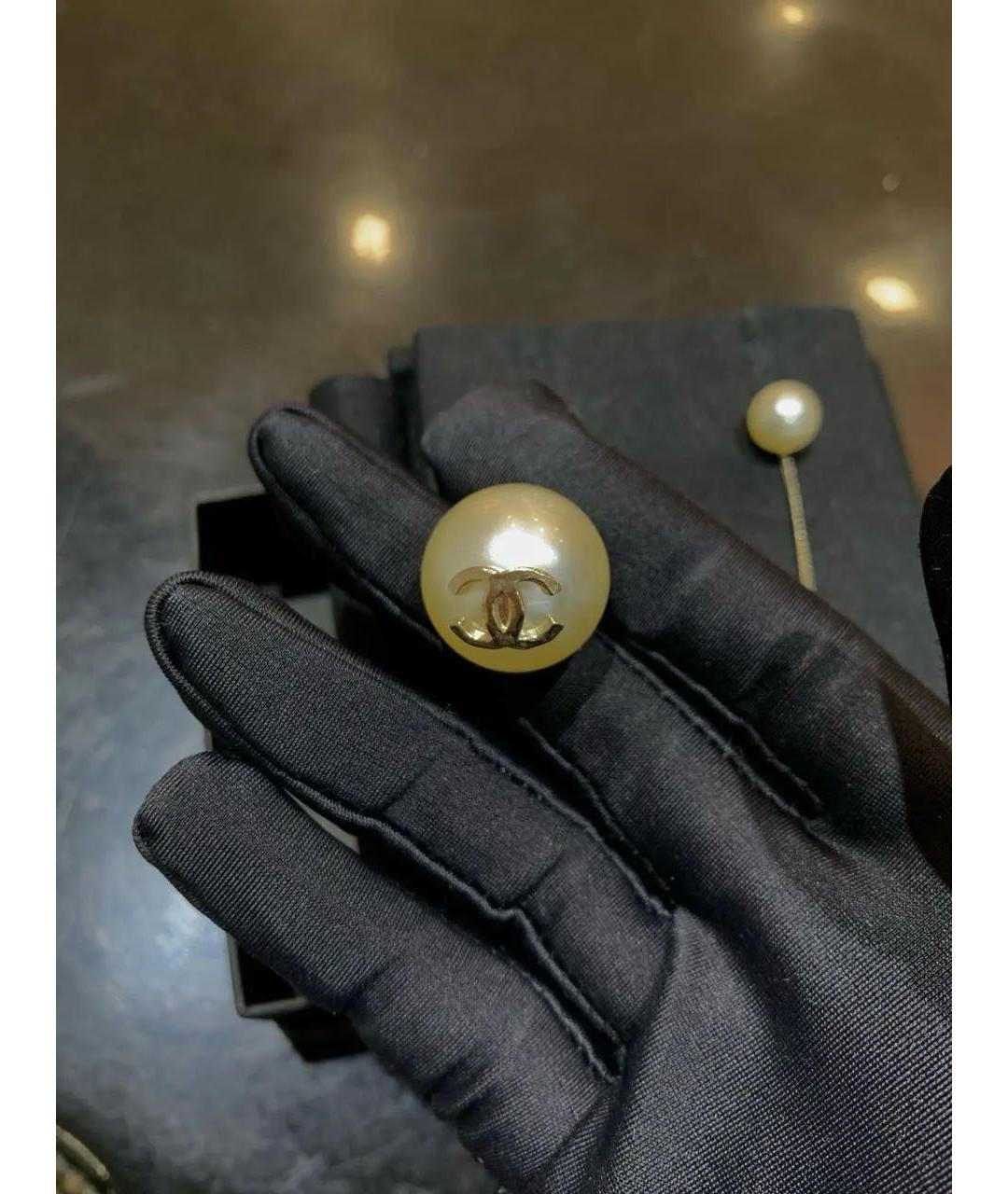 CHANEL Золотые серьги, фото 3