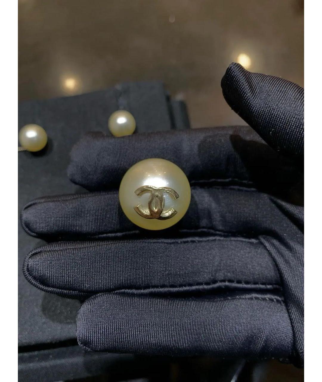 CHANEL Золотые серьги, фото 4