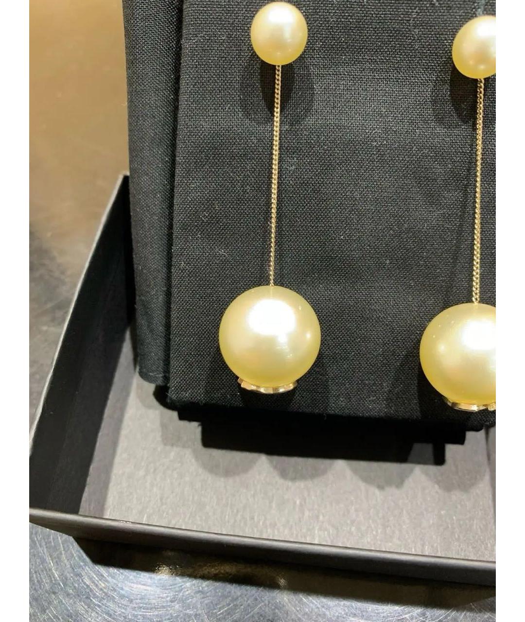 CHANEL Золотые серьги, фото 2