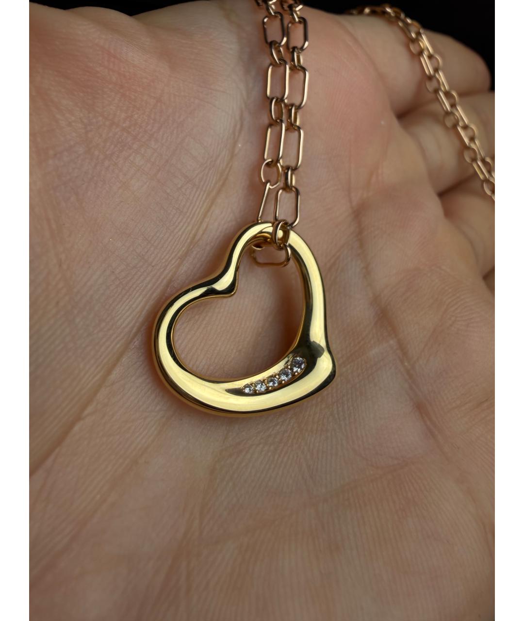 TIFFANY&CO Золотая подвеска из желтого золота, фото 3