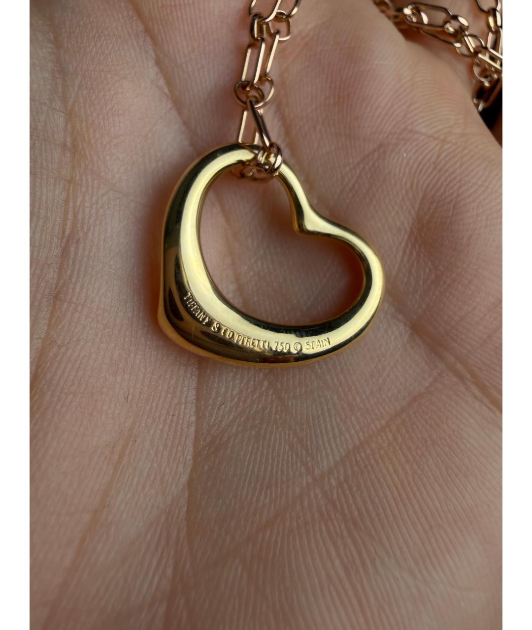 TIFFANY&CO Золотая подвеска из желтого золота, фото 4