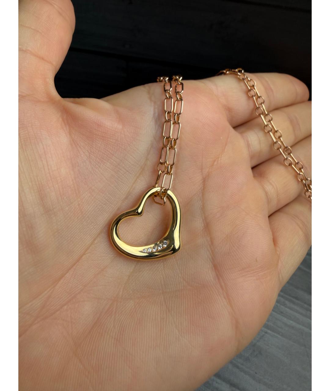 TIFFANY&CO Золотая подвеска из желтого золота, фото 2