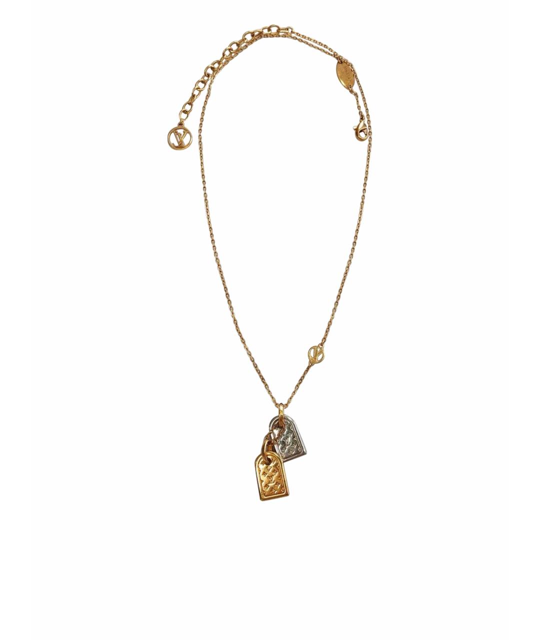 LOUIS VUITTON Золотое колье, фото 1