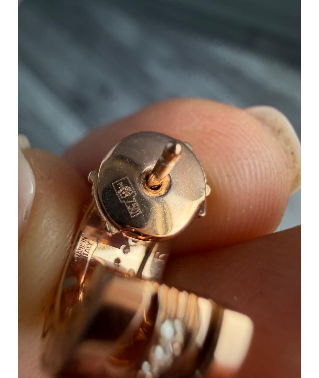 BVLGARI Золотые серьги из розового золота, фото 5