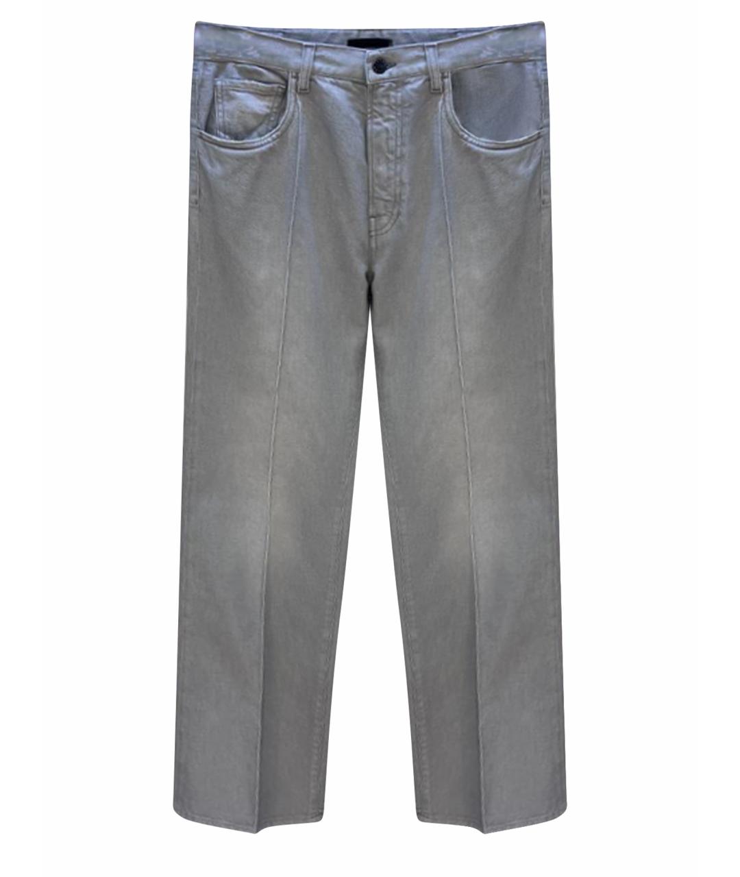 PRADA Серые прямые джинсы, фото 1