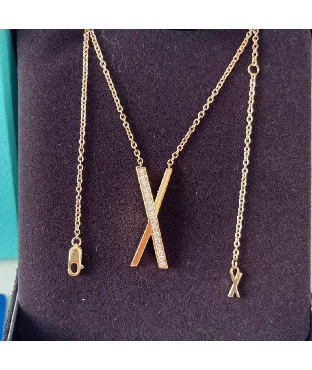 TIFFANY&CO Розовое колье из розового золота, фото 2