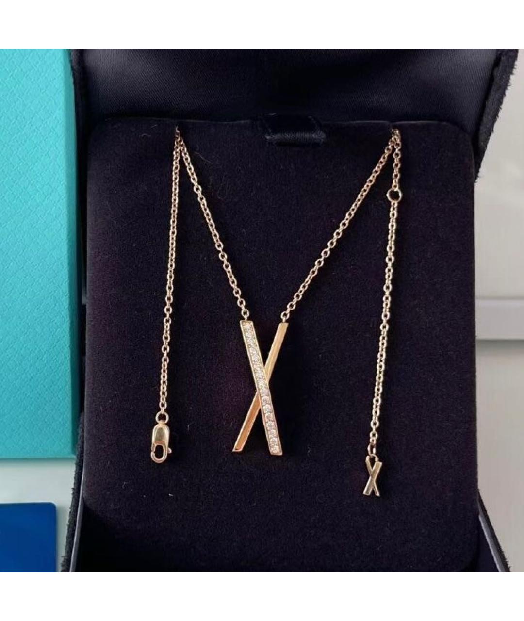 TIFFANY&CO Розовое колье из розового золота, фото 7