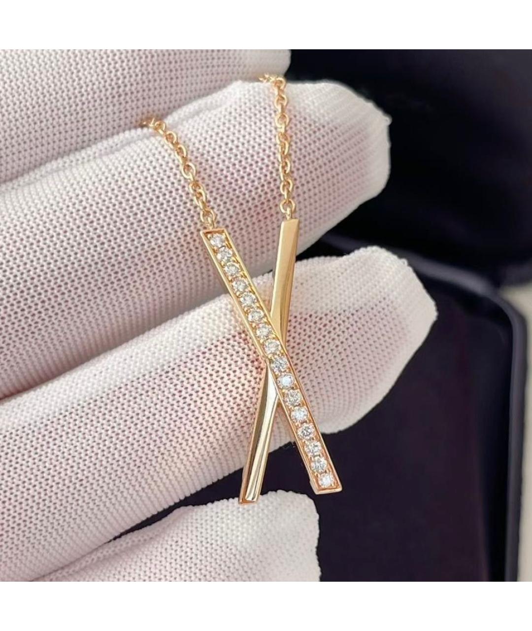 TIFFANY&CO Розовое колье из розового золота, фото 4