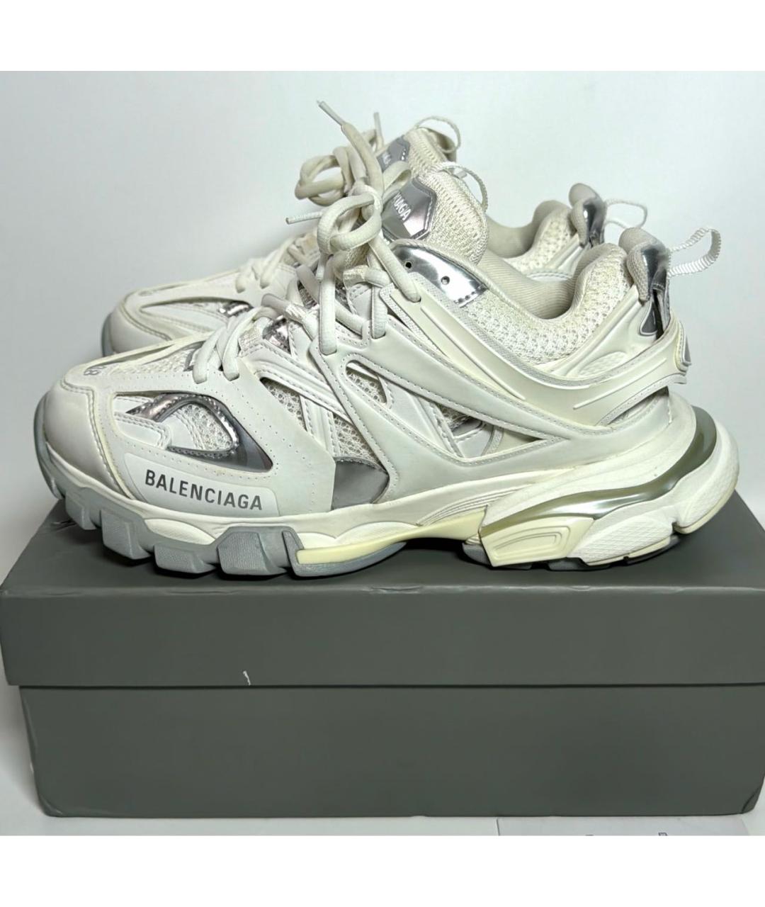 BALENCIAGA Белые кроссовки, фото 5