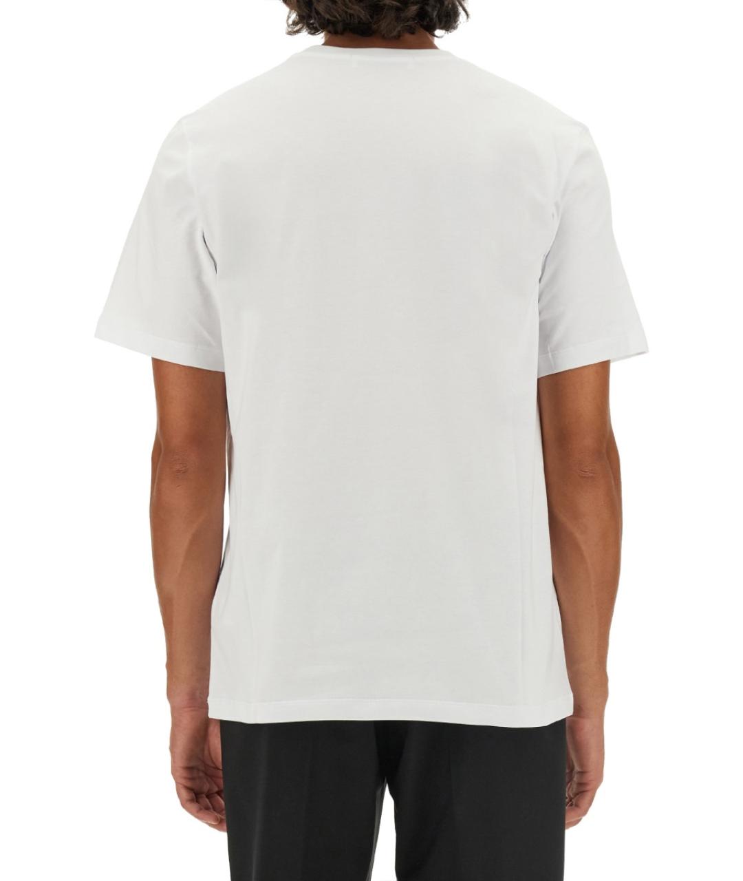 MSGM Белая хлопковая футболка, фото 7