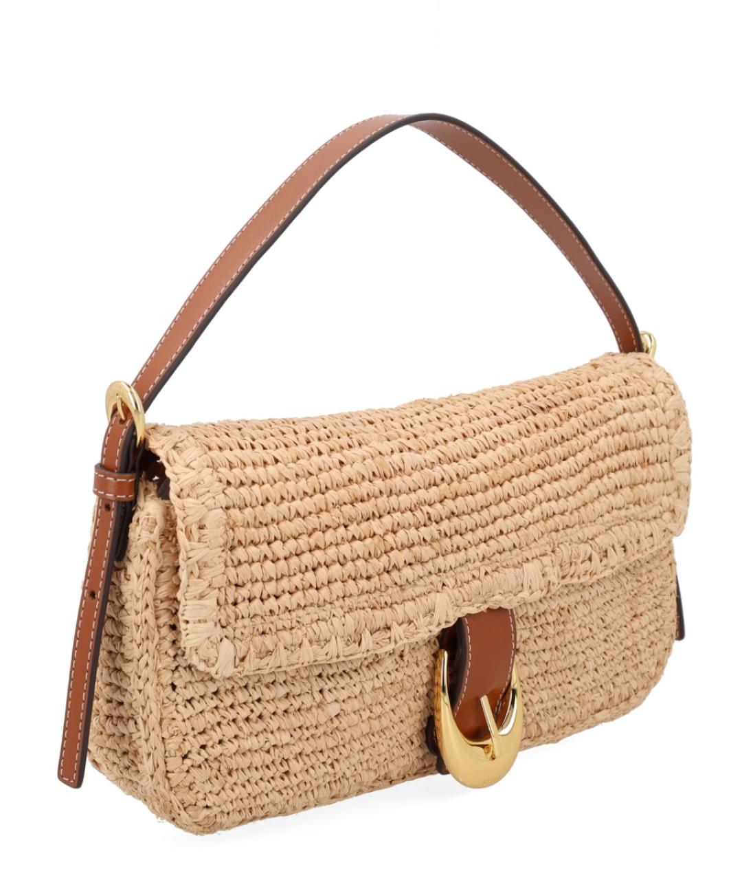 STAUD Бежевая пелетеная сумка через плечо, фото 2