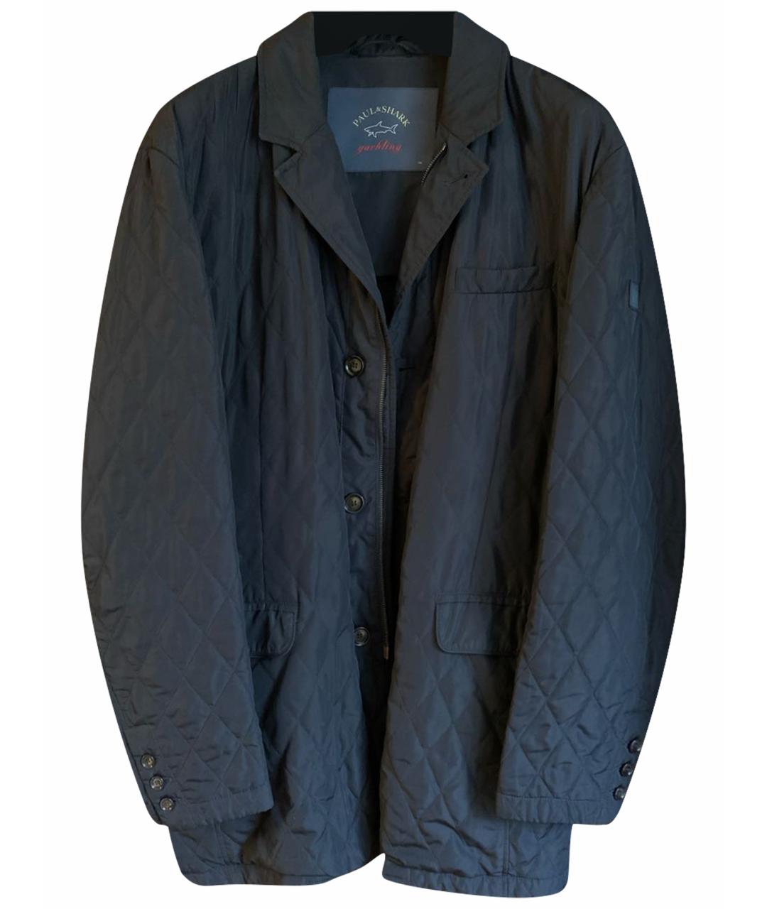 PAUL & SHARK Темно-синяя полиэстеровая куртка, фото 1