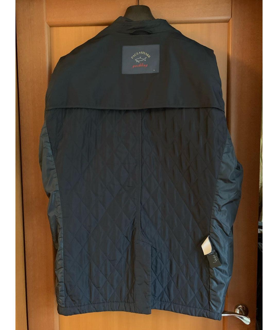 PAUL & SHARK Темно-синяя полиэстеровая куртка, фото 3