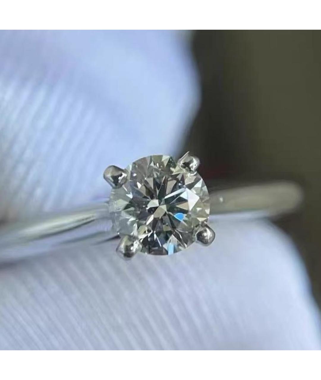 CARTIER Белое платиновое кольцо, фото 7