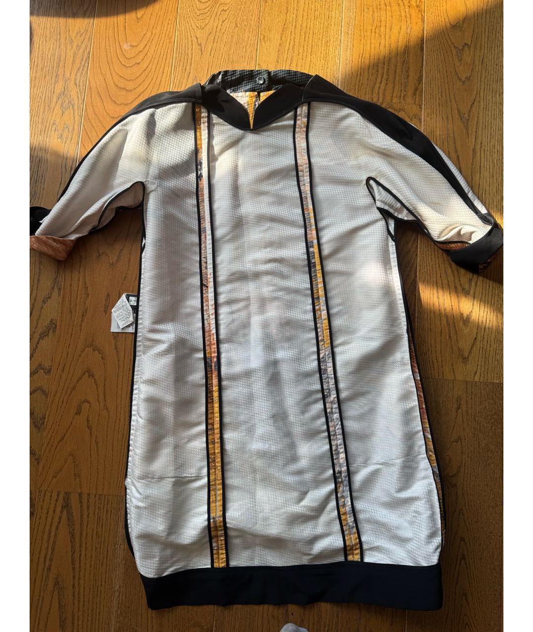 FENDI Мульти шелковое коктейльное платье, фото 7