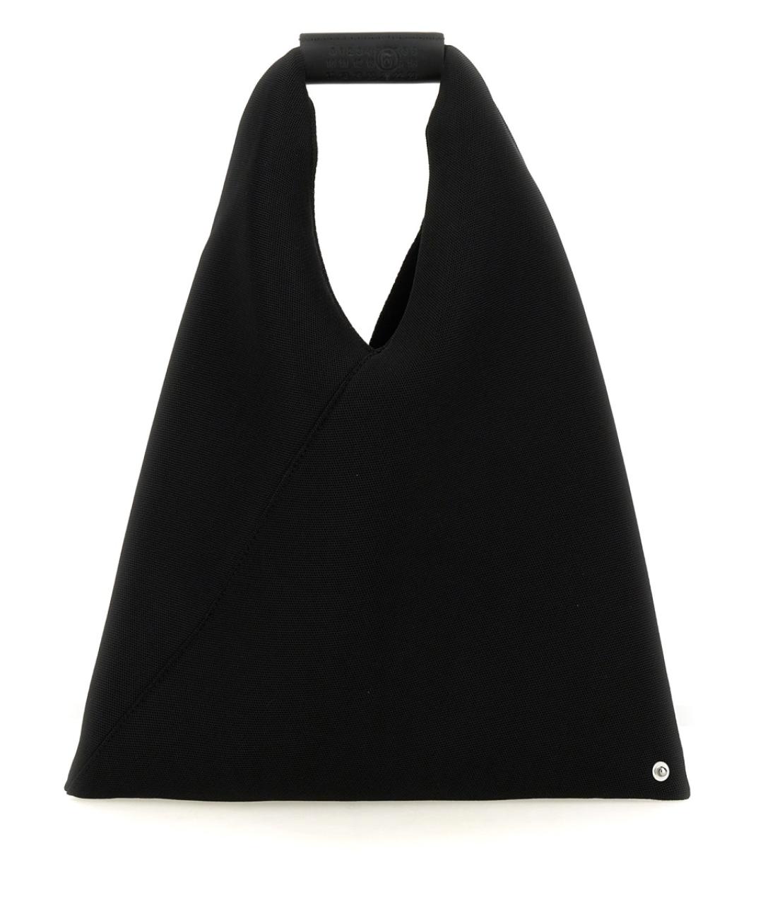 MM6 MAISON MARGIELA Черная синтетическая сумка тоут, фото 1