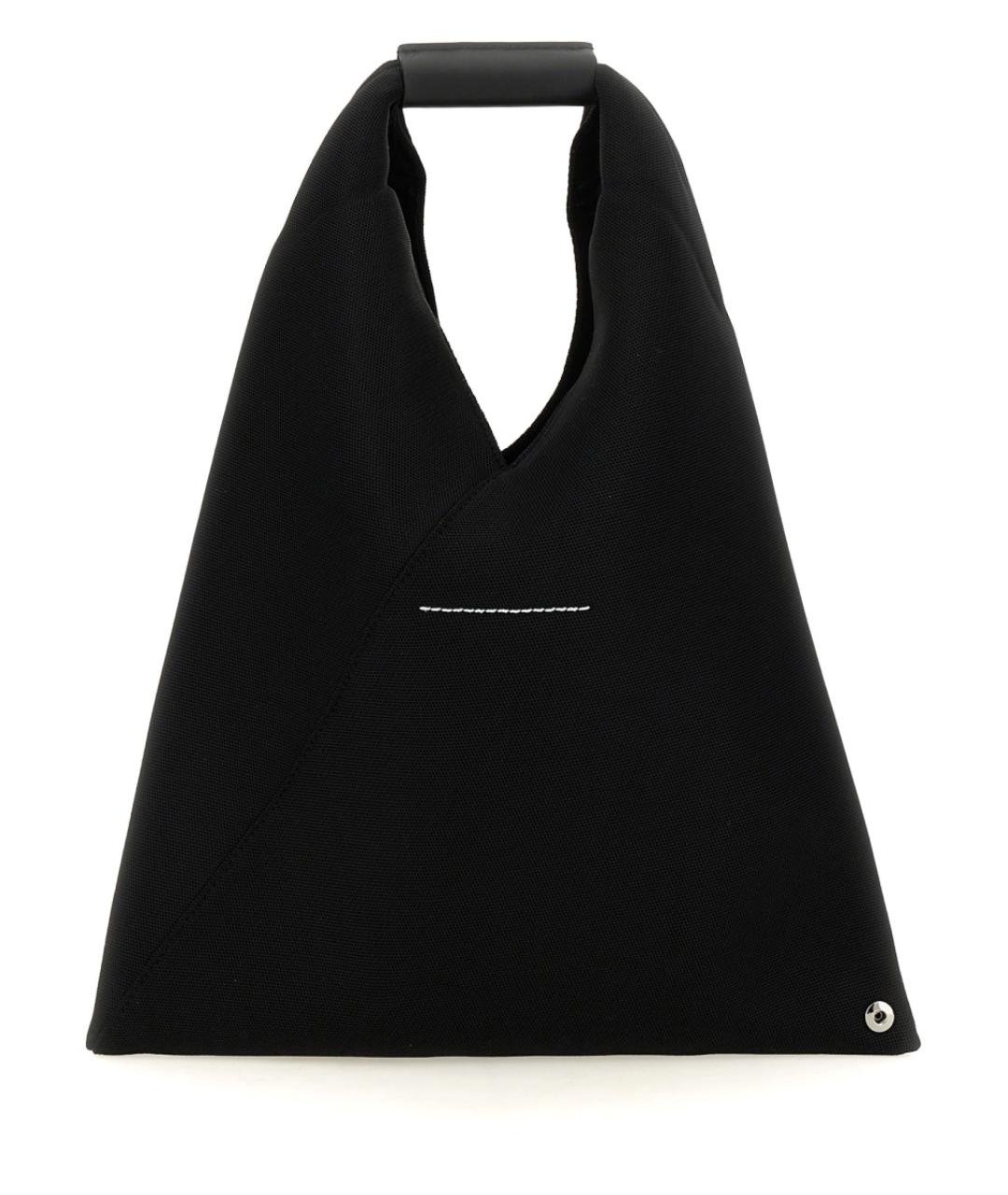 MM6 MAISON MARGIELA Черная синтетическая сумка тоут, фото 2