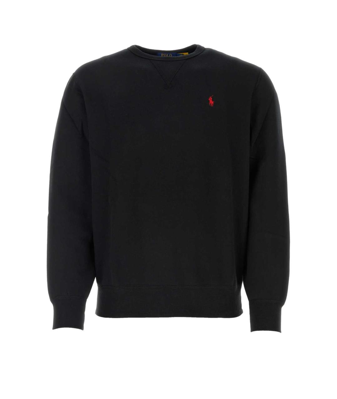 POLO RALPH LAUREN Черный хлопковый джемпер / свитер, фото 3